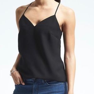 Banana Republic Easy Care Crepe Vee Camille Size S